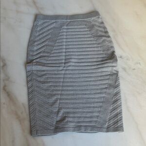 Jonathan Simkhai Textured Gray body con Pencil Skirt